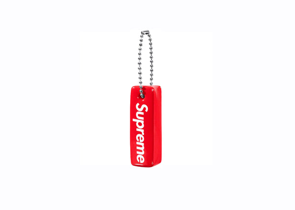 red supreme keychain