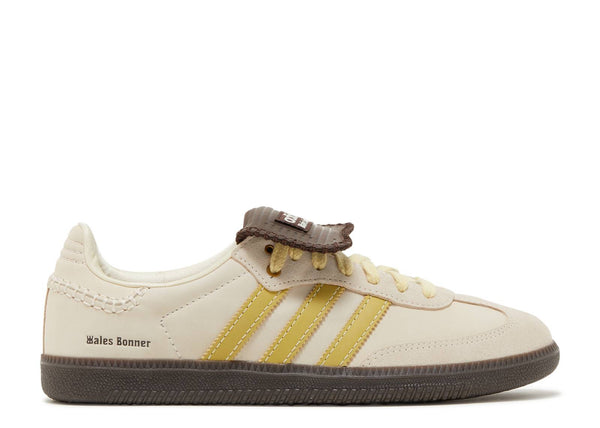 Adidas Samba Wales Bonner Ecrtin Brown exclusive edition in white and gold