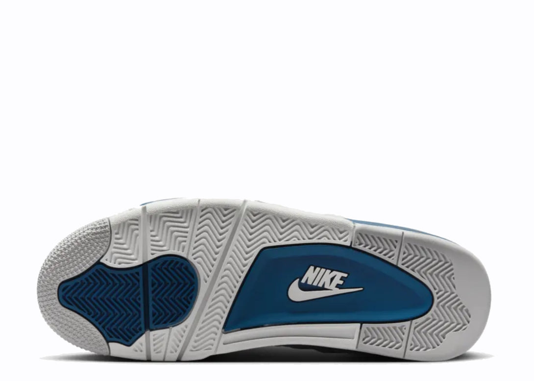 Nike Jordan 4 Grey White Military Blue Sneaker 2024