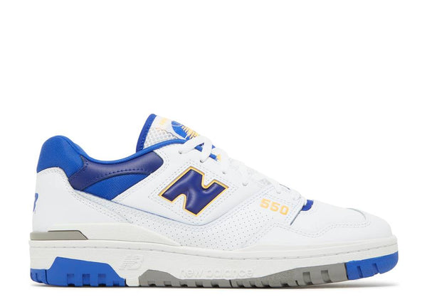 New Balance 550 Lakers sneakers in white and blue