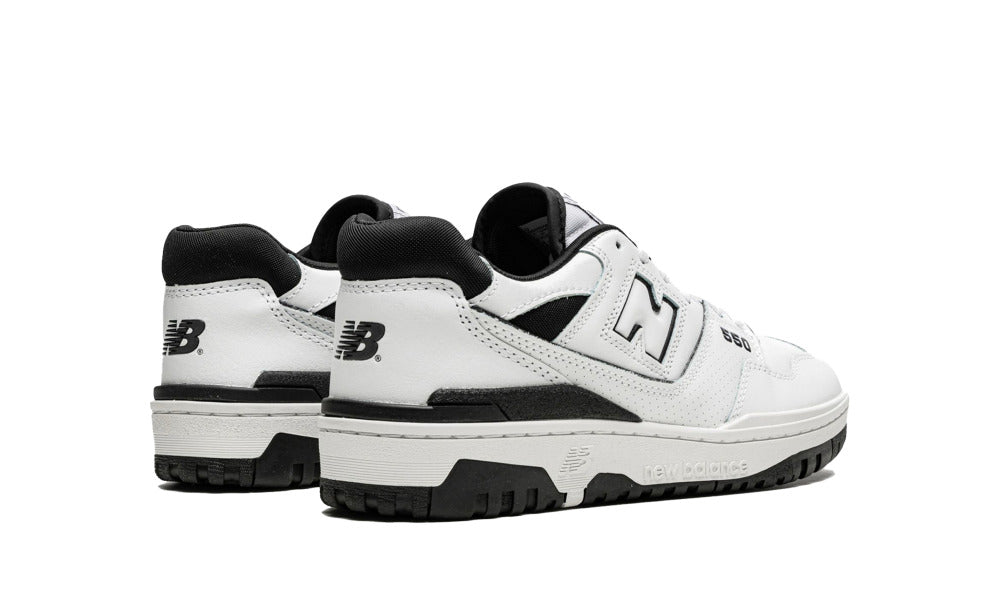 New Balance 550 in white and black color scheme
