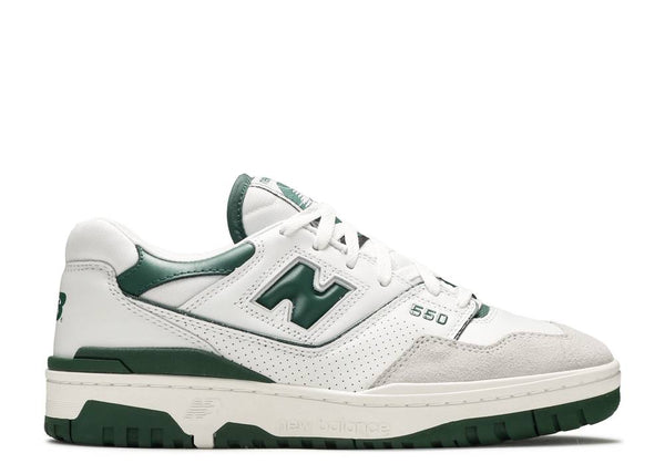 New Balance 550 in white and green color