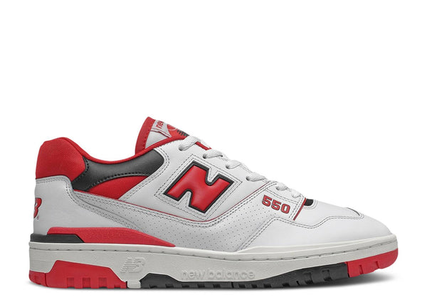 New Balance 550 White Red shoes, not 574 model