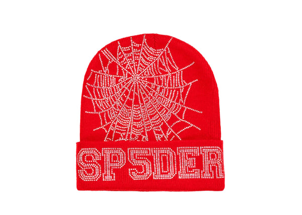 red sp5der hat web design beanie